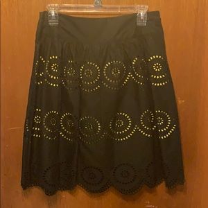 Amazing black cut-out skirt!